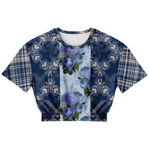 Blue Mystic Cropped Sweater Cropped Sweater - Thathoodyshop