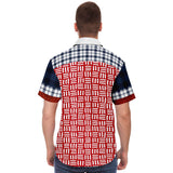 Super Kenzo S/S Button Down Shirt Short Sleeve Button Down Shirt - AOP - Thathoodyshop
