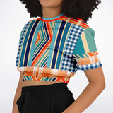 Salsa Time Short Sleeve Cropped Sweater Cropped Short Sleeve Sweatshirt - Thathoodyshop