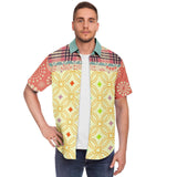 Kaleidoscope S/S Button Down Shirt Short Sleeve Button Down Shirt - AOP - Thathoodyshop