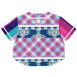 Purple Haze Cropped Baseball Jersey Cropped Baseball Jersey - Thathoodyshop