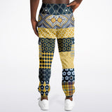 Dauphin Patchwork Stripe Unisex Cargo Joggers Athletic Cargo Sweatpants - AOP - Thathoodyshop