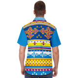 Royal Flush S/S Button Down Shirt Short Sleeve Button Down Shirt - AOP - Thathoodyshop