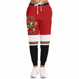 THS Snake Bite Joggers in Red/White Joggers - Thathoodyshop