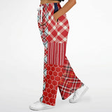 Red Tide Plaid Stretchy Phat Bellbottoms Bellbottoms - Thathoodyshop