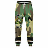 THS Snake Bite Fleece Joggers in Green Camo Joggers - Thathoodyshop