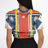 Porcelain Fleur Cropped Sweater Cropped Sweater - Thathoodyshop