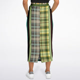 Green Caravan Pocket Maxi Skirt Long Pocket Skirt - Thathoodyshop