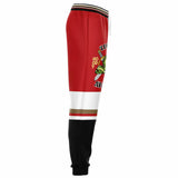 THS Snake Bite Joggers in Red/White Joggers - Thathoodyshop