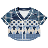 Blueberry Hill Cropped Baseball Jersey Cropped Baseball Jersey - Thathoodyshop