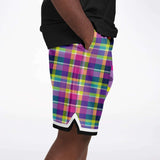 Mercury Retrograde Purple Vertical Basketball Shorts Basketball Shorts - Thathoodyshop