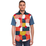 Smooth Sailing S/S Button Down Shirt Short Sleeve Button Down Shirt - AOP - Thathoodyshop