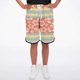 Summer Juxtapose Basketball Shorts Basketball Short Rib - AOP - Thathoodyshop