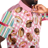 Give Me Some Sugar S/S Button Down Shirt Short Sleeve Button Down Shirt - AOP - Thathoodyshop