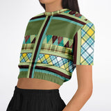 Hypnotic Zen Cropped Sweater Cropped Short Sleeve Sweater - Thathoodyshop
