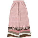 Pink Geo Zebra SW Signature Bellbottoms Flare Leg Joggers - Thathoodyshop