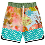 Pleasure Point Basketball Shorts Basketball Short Rib - AOP - Thathoodyshop
