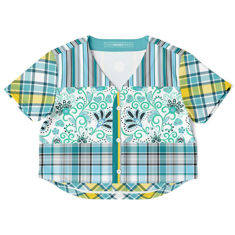 Lemon Zest Cropped Baseball Jersey Cropped Baseball Jersey - Thathoodyshop