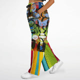 Carnivale Striped Stretchy Phat Bellbottoms Bellbottoms - Thathoodyshop