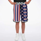 Long Live the Queen Basketball Shorts Basketball Short Rib - AOP - Thathoodyshop