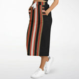 Gold Line Black Pocket Maxi Skirt Maxi Skirt - Thathoodyshop