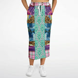 Gypsy Queen Purple Pocket Maxi Skirt Long Pocket Skirt - Thathoodyshop