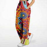 Hippy-Dippy Red Stretchy Phat Bellbottoms Bellbottoms - Thathoodyshop