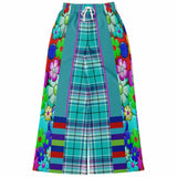 Make Me Happy Floral Plaid Stretchy Phat Bellbottoms Bellbottoms - Thathoodyshop