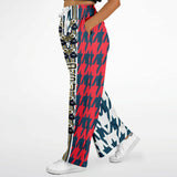 Liberty Lane Herringbone Flare Leg Joggers Athletic Flare Jogger - AOP - Thathoodyshop