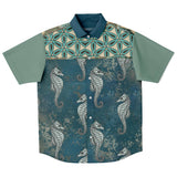 Bon Voyage S/S Button Down Shirt Short Sleeve Button Down Shirt - AOP - Thathoodyshop