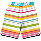 Hawaiian Tropic Basketball Shorts Basketball Short Rib - AOP - Thathoodyshop