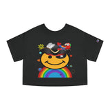 Happy Pirate Cropped T-Shirt T-Shirt - Thathoodyshop