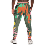 THS Snake Bite Orange Camo Fleece Joggers Joggers - Thathoodyshop