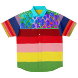 Rainbow-Tastic S/S Button Down Shirt Short Sleeve Button Down Shirt - AOP - Thathoodyshop