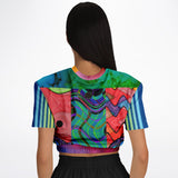 Me So Psychedelic Cropped Sweater Cropped Sweater - Thathoodyshop
