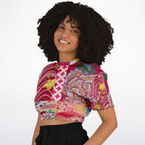 Queen Lili'uokalani Cropped Sweater Crop Top - Thathoodyshop