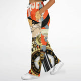 Dance Steps Pinstripe Flare Leg Joggers Bellbottoms - Thathoodyshop