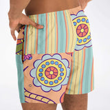 So Good! Dunkies Swim Trunks Men - AOP - Thathoodyshop