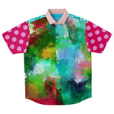 Jubilee's Garden S/S Button Down Shirt Short Sleeve Button Down Shirt - AOP - Thathoodyshop