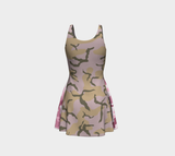 Luscious Lips Dress Flare Dress - Thathoodyshop