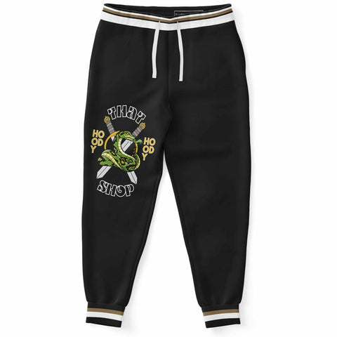 THS Snake Bite Joggers in Black Joggers - Thathoodyshop