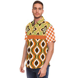 That's Life S/S Button Down Shirt Short Sleeve Button Down Shirt - AOP - Thathoodyshop