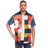 Smooth Sailing S/S Button Down Shirt Short Sleeve Button Down Shirt - AOP - Thathoodyshop