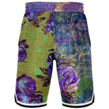 Royal Peacock Basketball Shorts Basketball Short Rib - AOP - Thathoodyshop