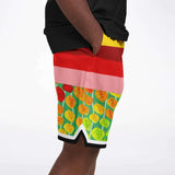 Rainbow-Tastic Basketball Shorts Basketball Short Rib - AOP - Thathoodyshop