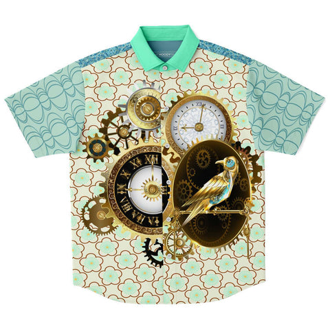 Punk This S/S Button Down Shirt Short Sleeve Button Down Shirt - AOP - Thathoodyshop