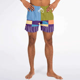 Hampton Plaid Dunkies Swim Trunks Men - AOP - Thathoodyshop