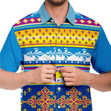 Royal Flush S/S Button Down Shirt Short Sleeve Button Down Shirt - AOP - Thathoodyshop
