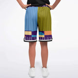 Hampton Plaid Basketball Shorts Basketball Short Rib - AOP - Thathoodyshop