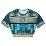 Balanced Life Cropped Sweater Cropped Short Sleeve Sweater - Thathoodyshop